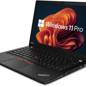 Lenovo ThinkPad T490 14" Laptop - Intel Core i5 8th Gen CPU - 16GB RAM - 256GB SSD - Windows 11 Pro - Black (10 pieces Renewed)